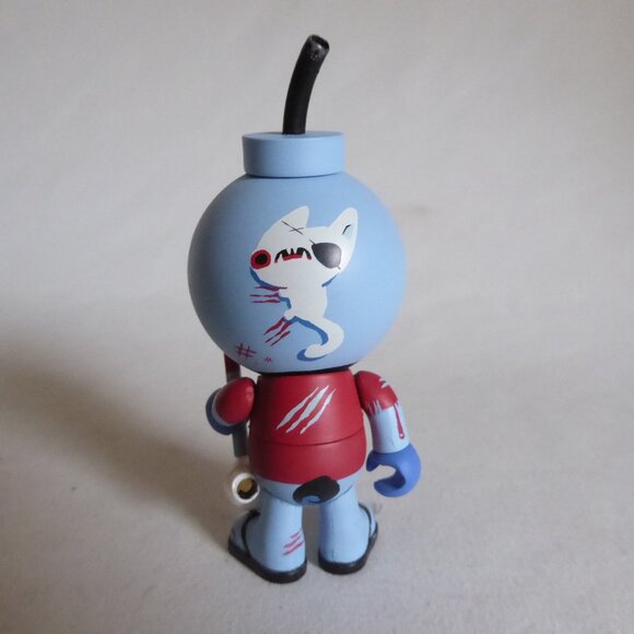 2007 3” JAMUNGO BACK SCRATCH BLOW UP DOLLS SERIES 2 DESIGNER ART URBAN VINYL - Picture 4 of 12